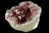 Pink Amethyst Geode Section - Argentina #124175-1
